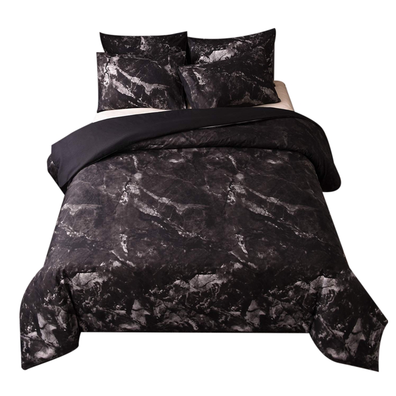 3Pcs Bedding Set Printed Marble Bed Sets Black Duvet Cover Quilt Cover Comforter Queen Size
3Pcs Bedding Set Printed Marble Bed Sets Black Duvet Cover Quilt Cover Comforter Queen Size