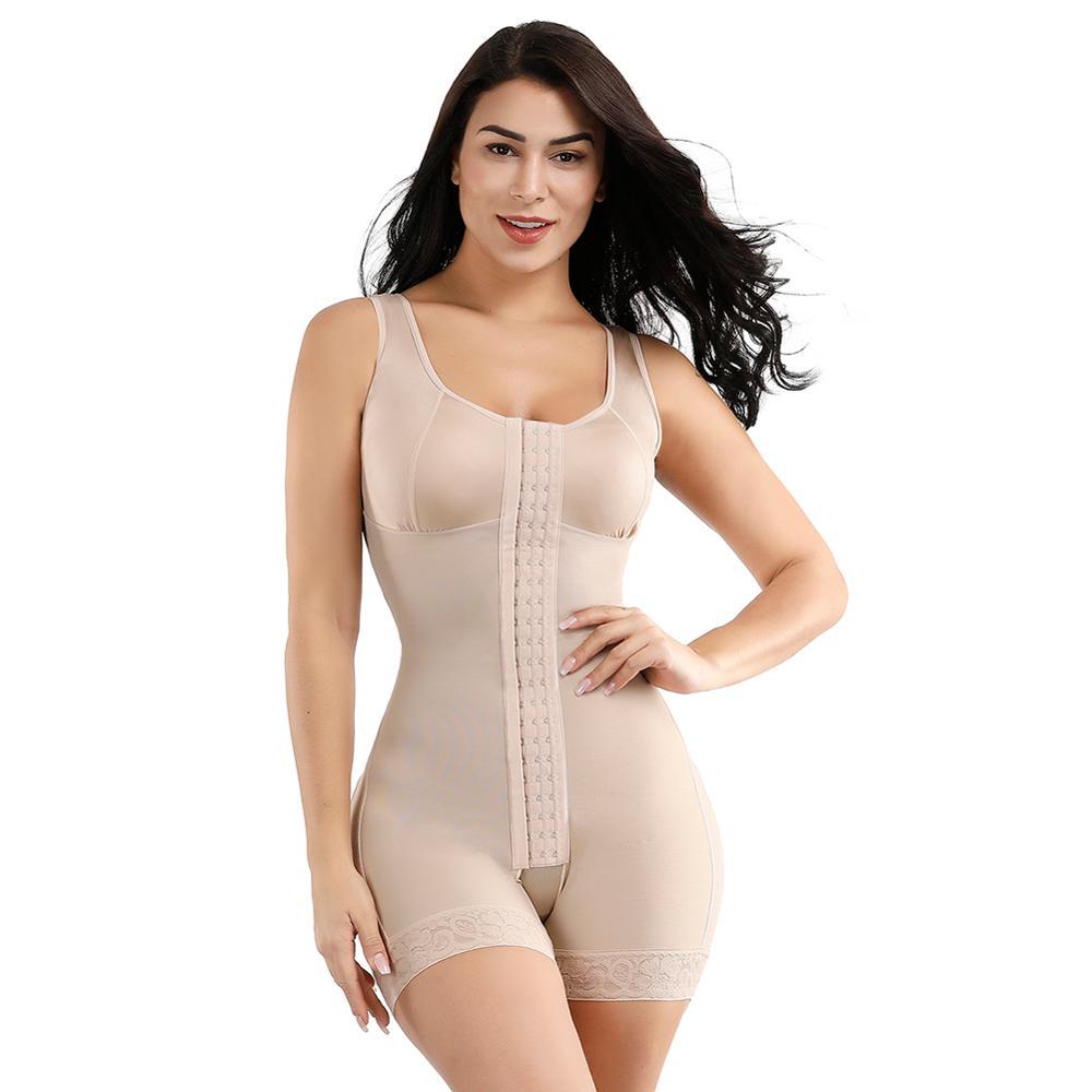 Full Body Shaper Waist Trainer Tummy Control Thigh Slimmer Women Shapewear Reduce Fajas Corset Slimming Underwear Bodysuit CX200803