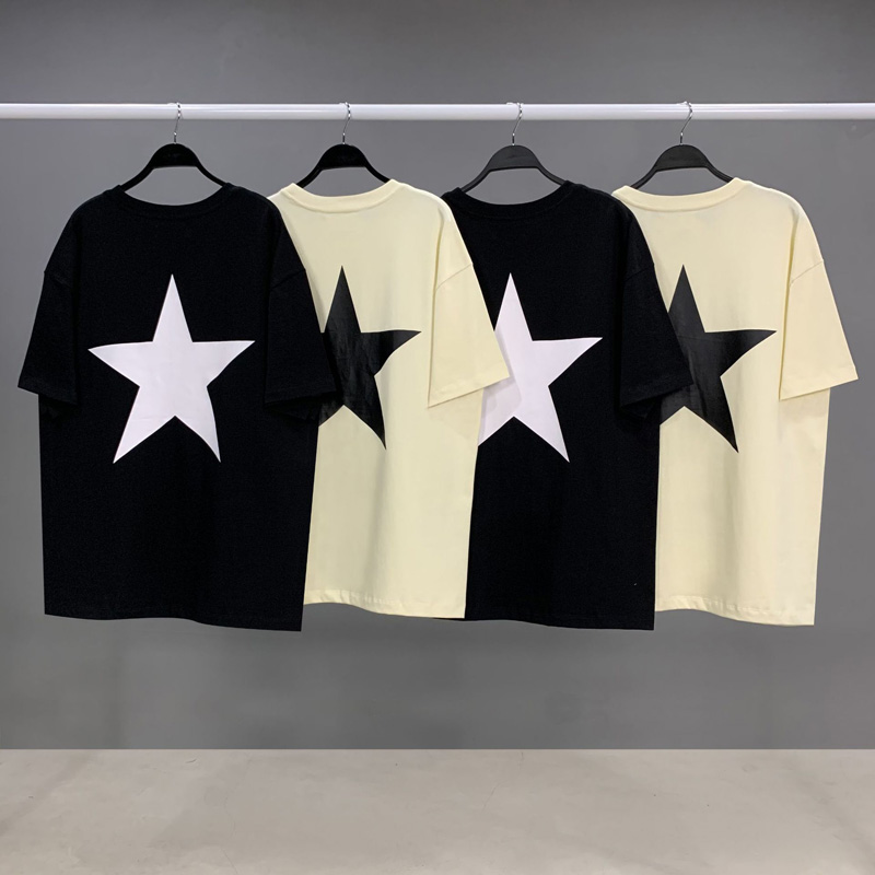 Summer Fashion Mens T Shirts High Street FOG ESSENTIALS Pentagram Printing Short Sleeve T-shirt Women Casual Clothes oversize Top Tee, White;black
Summer Fashion Mens T Shirts High Street FOG ESSENTIALS Pentagram Printing Short Sleeve T-shirt Women Casual Clothes oversize Top Tee, White;black