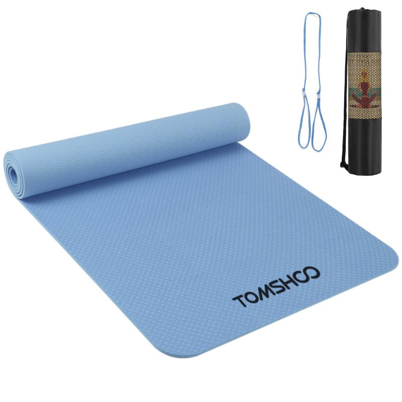 TOMSHOO Yoga Mat Gymnastics Mat Non Slip Fitness Train with Carrying Strap Bag Workout for Yoga Pilates and Floor Exercises, Red
TOMSHOO Yoga Mat Gymnastics Mat Non Slip Fitness Train with Carrying Strap Bag Workout for Yoga Pilates and Floor Exercises, Red