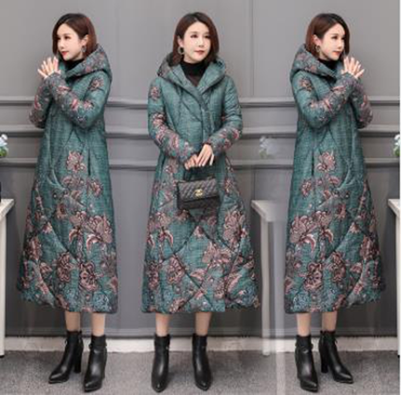 Wholesale women's winter over the knee long loose hooded warm and cold-proof down padded jacket, Gray
Wholesale women's winter over the knee long loose hooded warm and cold-proof down padded jacket, Gray