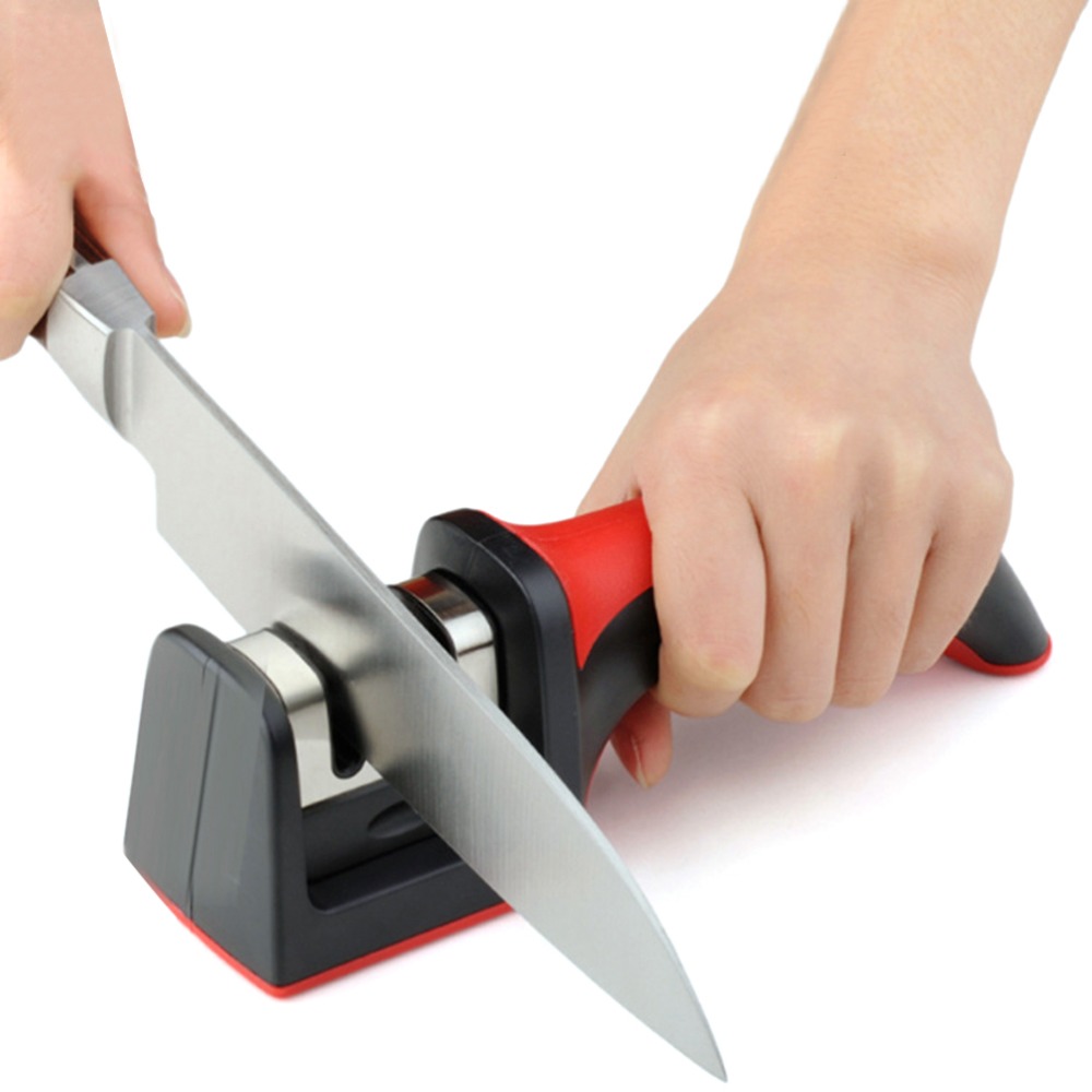 Professional Knife Sharpener 2 Stages Kitchen Knife Sharpener Diamond Carbide Ceramic Knife Sharpening Kitchen Tool Random Color
Professional Knife Sharpener 2 Stages Kitchen Knife Sharpener Diamond Carbide Ceramic Knife Sharpening Kitchen Tool Random Color