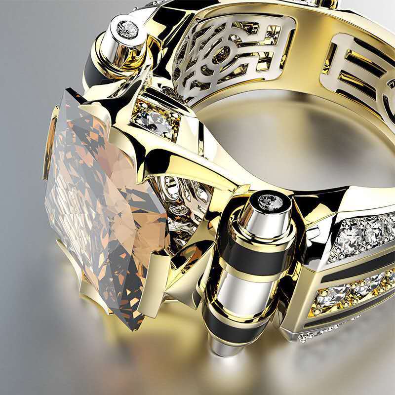 highend haojie foreign trade new electroplated diamond set mens domineering ring european and american fashion creative color separation en
highend haojie foreign trade new electroplated diamond set mens domineering ring european and american fashion creative color separation en