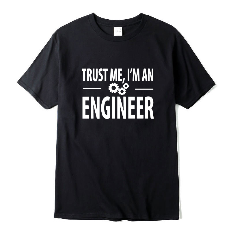 100% Cotton Men T-shirts trust me, I AM AN ENGINEER T Shirts O-Neck tops cool Tees funny streetwear brand clothing t shirt men, Gray 1
100% Cotton Men T-shirts trust me, I AM AN ENGINEER T Shirts O-Neck tops cool Tees funny streetwear brand clothing t shirt men, Gray 1
