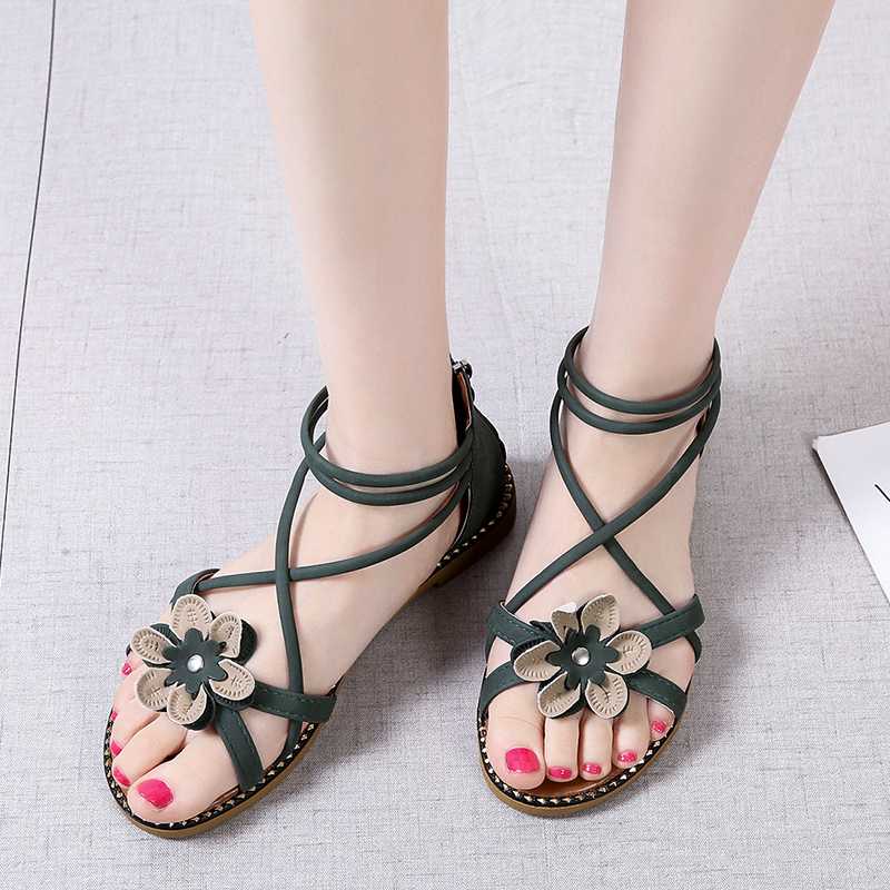 2020 Summer Shoes Woman Sandals Casual Open Toe Back Zipper Ankle strap Flowers Beach Gladiator, Lzm
2020 Summer Shoes Woman Sandals Casual Open Toe Back Zipper Ankle strap Flowers Beach Gladiator, Lzm