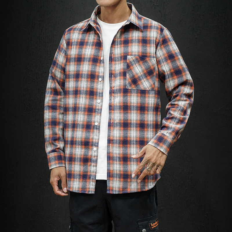 Men's Plaid Flannel Shirt Slim Fit Soft Spring Male Shirt Brand Men's Business Casual Long-sleeved Shirts Plus Size Dropship
Men's Plaid Flannel Shirt Slim Fit Soft Spring Male Shirt Brand Men's Business Casual Long-sleeved Shirts Plus Size Dropship