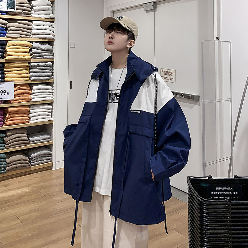 2020 Men's Streetwear Bomber Jacket Fashion Trend Coats Stitching Color Ribbon Jackets Brand Loose Outerwear Big Size -5XL, Black
2020 Men's Streetwear Bomber Jacket Fashion Trend Coats Stitching Color Ribbon Jackets Brand Loose Outerwear Big Size -5XL, Black