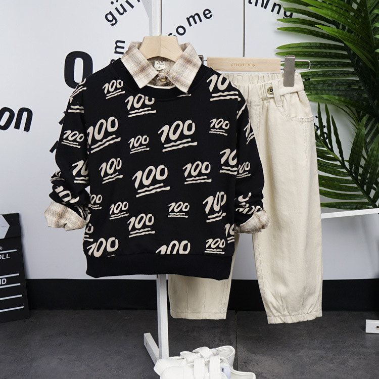 New Spring Baby Boys Tracksuit Kids Long Sleeve Leisure Sweater + shirt + pants 3pcs Children Clothing Infant Sets Sport Suits, 3pcs set
New Spring Baby Boys Tracksuit Kids Long Sleeve Leisure Sweater + shirt + pants 3pcs Children Clothing Infant Sets Sport Suits, 3pcs set