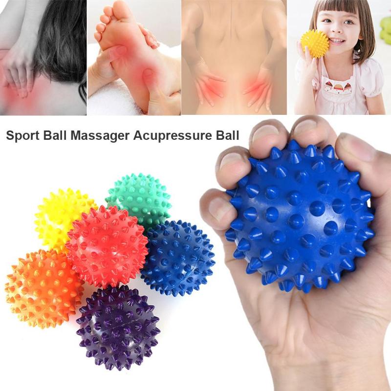 Fitness Balls 1PCS Spiky Massage Ball Trigger Point Hand Muscle Relax Sport Plantar
