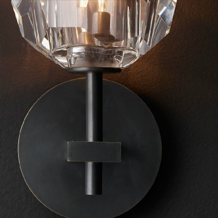 Vintage Wall Lamp Luxurious Crystal Wall Lights Nordic Art Light Fixture Hotel LED Wall Lamps Indoor Art Deco LED Lighting