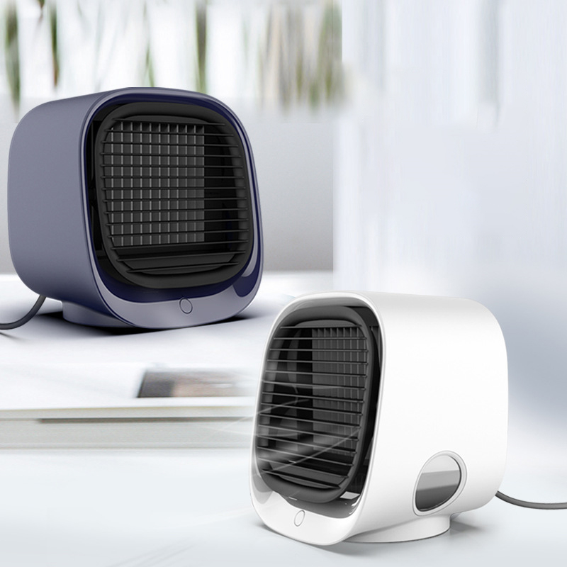 2020New Portable Air Conditioner Multifunction Humidifier Purifier USB Desktop Air Cooler Fan With Water Tank Home Handheld Humid