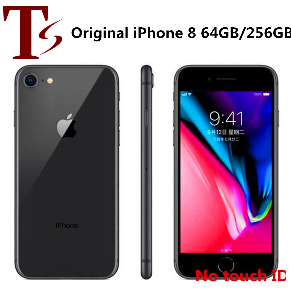

Original Apple iPhone 8 4.7 inch No Fingerprint iOS A11 Hexa Core 2GB RAM 64/256GB ROM 12MP Unlocked 4G LTE Refurbished mobile Phone, White