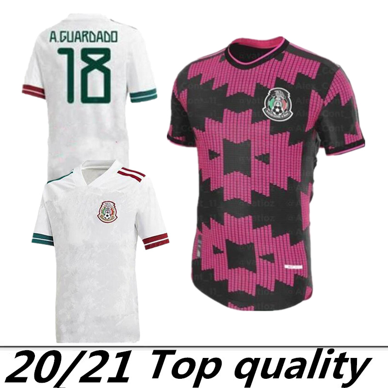 Home pink black 2020 Mexico Soccer Jersey National New Away White 19 20 Black CHICHARITO LOZANO GUARDADO CARLOS VELA RAUL Football Shirts
Home pink black 2020 Mexico Soccer Jersey National New Away White 19 20 Black CHICHARITO LOZANO GUARDADO CARLOS VELA RAUL Football Shirts