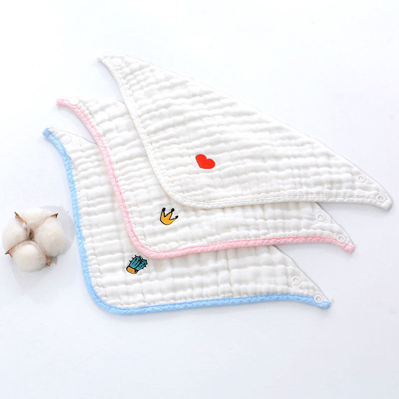 Baby four-layer gauze triangle towel baby milk towel cotton infant saliva non-fluorescent washed gauze bib plai, Love
Baby four-layer gauze triangle towel baby milk towel cotton infant saliva non-fluorescent washed gauze bib plai, Love