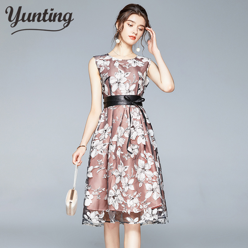 Autumn Elegent Sleeveless Florl Print Dress Women Casual O-Neck A Line Summer Dresses Elegent Party Vestidos, Pictures
Autumn Elegent Sleeveless Florl Print Dress Women Casual O-Neck A Line Summer Dresses Elegent Party Vestidos, Pictures