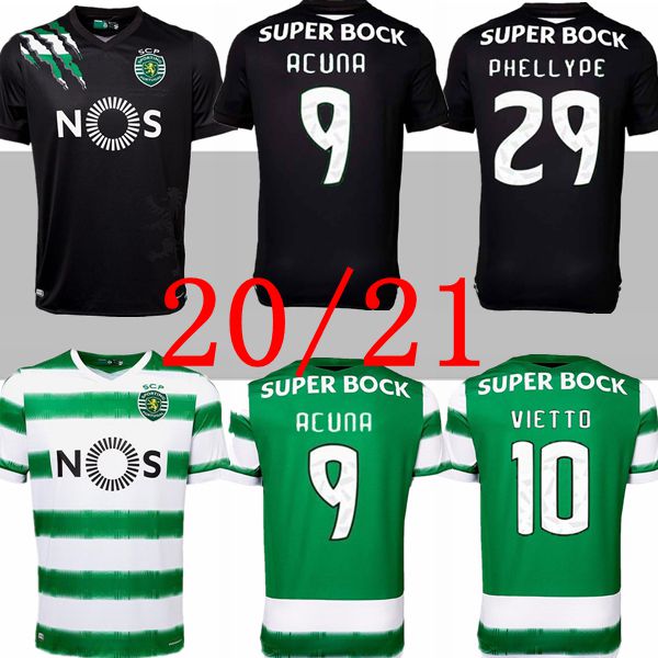 20 21 Sporting CP Soccer Jerseys PHELLYPE 2020 2021 Sporting Lisbon VIETTO Football Shirt COATES ACUNA SPORAR JOVANE Men Kids Kit uniform, Black;yellow
20 21 Sporting CP Soccer Jerseys PHELLYPE 2020 2021 Sporting Lisbon VIETTO Football Shirt COATES ACUNA SPORAR JOVANE Men Kids Kit uniform, Black;yellow