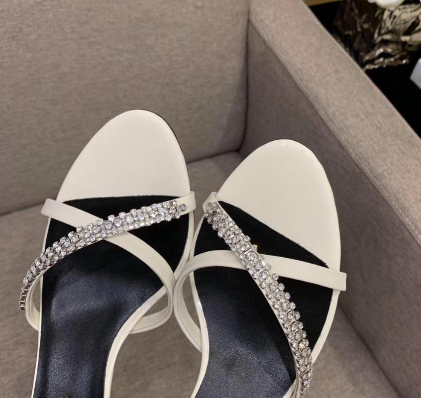 Women's sandals 2020 summer new chain Rhinestone high-heeled cross strap slim heel sexy cat heel slippers, Black
Women's sandals 2020 summer new chain Rhinestone high-heeled cross strap slim heel sexy cat heel slippers, Black