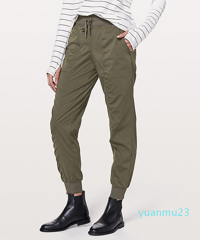 WholeNew Women Yoga Dance Studio Jogger 29quot Women039s Sports Loose Trousers Casual Woven Pocket Running Gym Pants Tig
