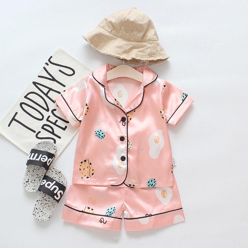 6M-3T) Children's short-sleeved home clothes baby pajamas thin section suit cartoon pajamas T-shirt shorts clothes S4, As photo
6M-3T) Children's short-sleeved home clothes baby pajamas thin section suit cartoon pajamas T-shirt shorts clothes S4, As photo