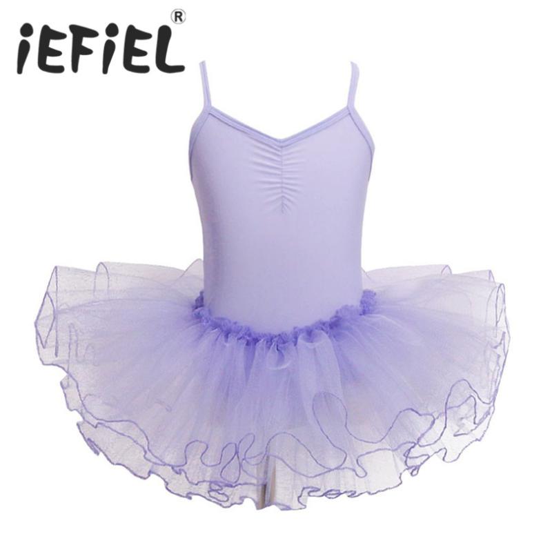 

2020 Newest Christmas Gift Party Fancy Costume Cosplay Girls Ballet Flower Tutu Dress Tutu Ballet Dance Leotard Dress, Lavender