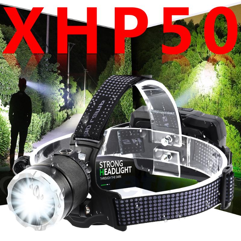 Most PowerfulXHP50Led Headlamp Built Cooling Fun Headlight Lamp Head Comping Torch Zoom 18650 Rchargeable Battery
Most PowerfulXHP50Led Headlamp Built Cooling Fun Headlight Lamp Head Comping Torch Zoom 18650 Rchargeable Battery