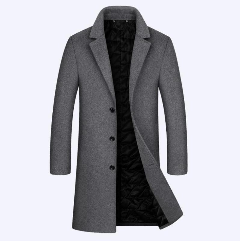 2020 Autumn Winter Wool Jacket Men's High-quality Wool Coat casual Slim collar coat Men's cotton collar trench w983, Black
2020 Autumn Winter Wool Jacket Men's High-quality Wool Coat casual Slim collar coat Men's cotton collar trench w983, Black