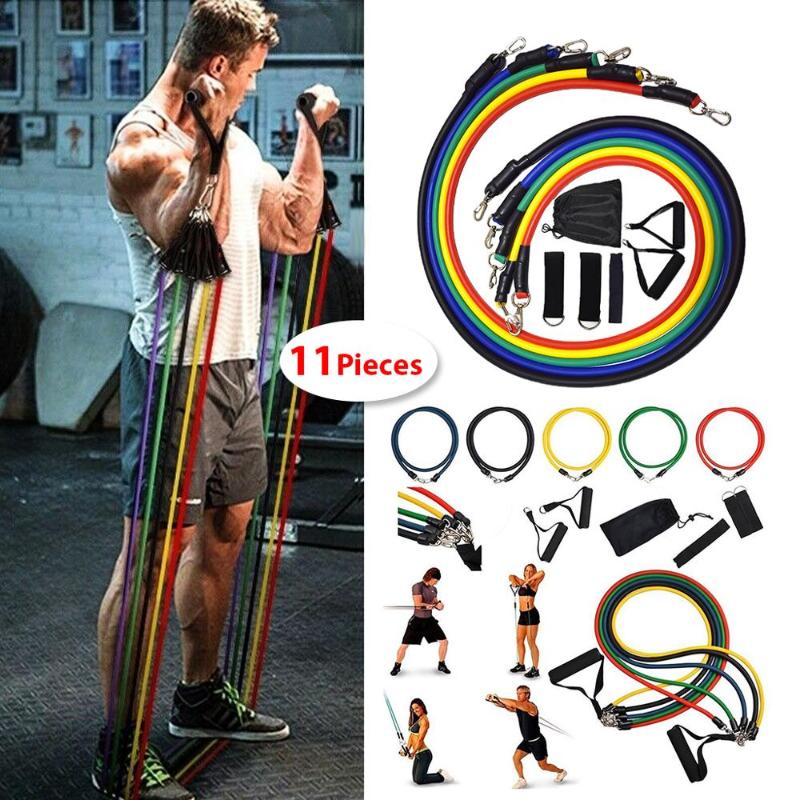 11pcs/set 100LBS Resistance Bands Set Expander Yoga Workout Exercise Fitness Gym Equipment for Home Latex Elastic Booty Bands
11pcs/set 100LBS Resistance Bands Set Expander Yoga Workout Exercise Fitness Gym Equipment for Home Latex Elastic Booty Bands