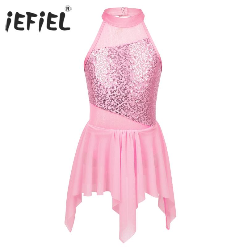 iEFiEL Kids Girls Ballet Dancewear Glitter Cutout Back Lyrical Dance Class Costumes Ballerina Dress Gymnastics Leotard for Kids, Pink
iEFiEL Kids Girls Ballet Dancewear Glitter Cutout Back Lyrical Dance Class Costumes Ballerina Dress Gymnastics Leotard for Kids, Pink