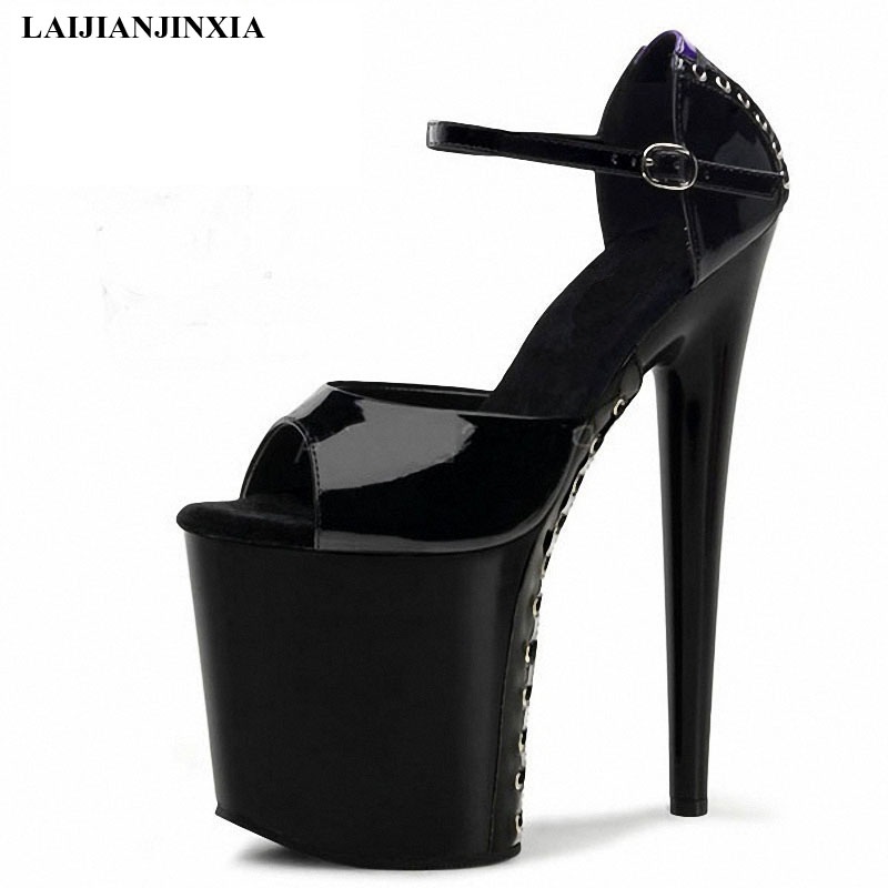 LAIJIANJINXIA New 23CM High Heel Platform Sandals Open Toe Summer Shoes For Ladies Feminina Color Sandals Ankle Strap Shoes, Black
LAIJIANJINXIA New 23CM High Heel Platform Sandals Open Toe Summer Shoes For Ladies Feminina Color Sandals Ankle Strap Shoes, Black