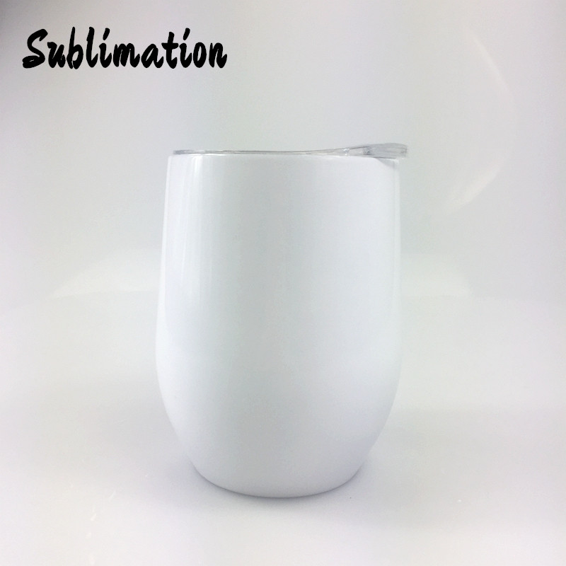 DIY Sublimation 12oz White Wine Tumbler Stainless Steel Egg Shaped Mug with Lid Double Walled Insulated Vacuum Water Bottles Big Belly Mug
DIY Sublimation 12oz White Wine Tumbler Stainless Steel Egg Shaped Mug with Lid Double Walled Insulated Vacuum Water Bottles Big Belly Mug
