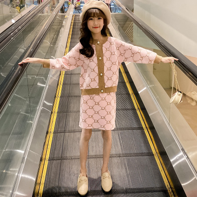 2020 Kids Fashion Dress Suits Girls Sweet Style Sets New Autumn Long Sleeve Coats + Skirts 2020 Trendy Two Pieces Set Sweater Skirt Suits, Pink
2020 Kids Fashion Dress Suits Girls Sweet Style Sets New Autumn Long Sleeve Coats + Skirts 2020 Trendy Two Pieces Set Sweater Skirt Suits, Pink