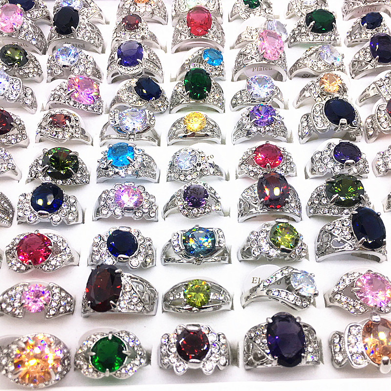 wholesale 20pcs/Lot Women's Rings Fashion Silver Zircon Stone Rhinestone Metal Luxurious Jewelry Ring Wedding engagement Bands Brand New
wholesale 20pcs/Lot Women's Rings Fashion Silver Zircon Stone Rhinestone Metal Luxurious Jewelry Ring Wedding engagement Bands Brand New