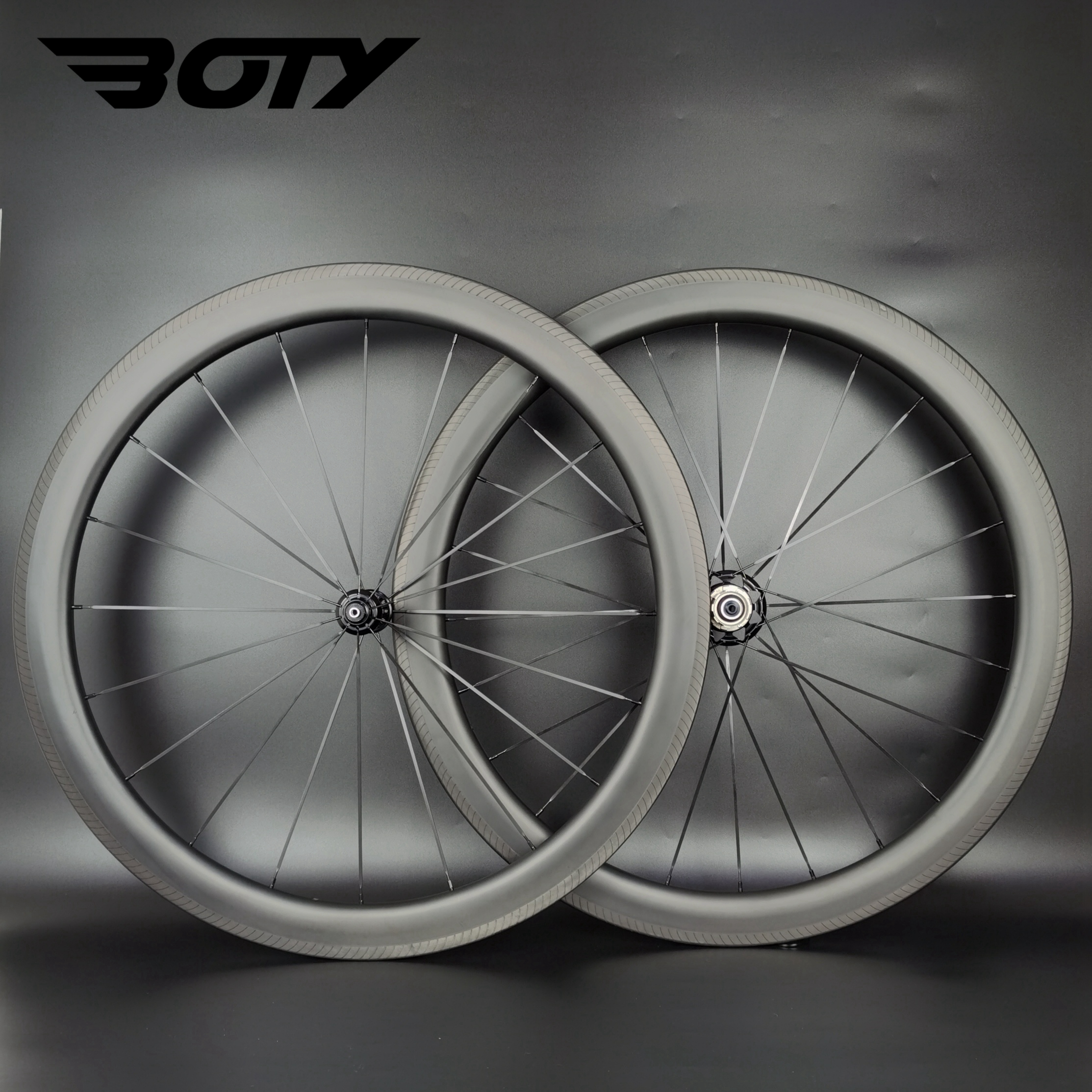 

700C Road carbon wheels 50mm depth 25mm width clincher/tubeless/tubular wheelset U-shape rim with specail brake surface