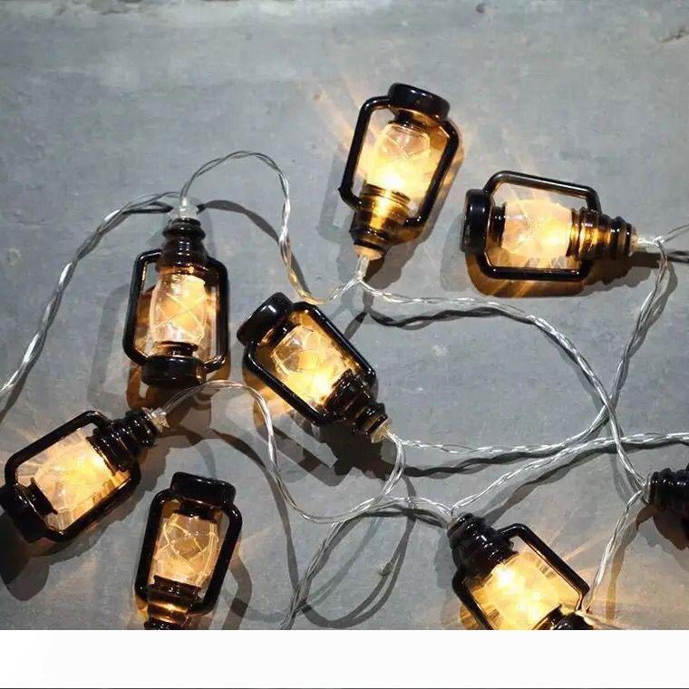 BRELONG 2M 10LED Retro Kerosene Lamp String Holiday Decoration Lighting Warm White Battery Powered Black Red
BRELONG 2M 10LED Retro Kerosene Lamp String Holiday Decoration Lighting Warm White Battery Powered Black Red