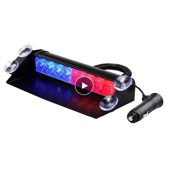 12V 8 LED Red Blue Yellow White Car Strobe Warning Light Firemen Police led Flashing Emergency signal lights Safety Fog lamp
12V 8 LED Red Blue Yellow White Car Strobe Warning Light Firemen Police led Flashing Emergency signal lights Safety Fog lamp
