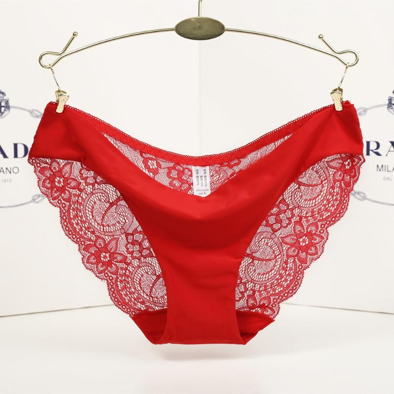14 Colors Women's Invisible Underwear Spandex Crotch intimates women's sexy lace Black floral panties seamless panty briefs, Red
14 Colors Women's Invisible Underwear Spandex Crotch intimates women's sexy lace Black floral panties seamless panty briefs, Red
