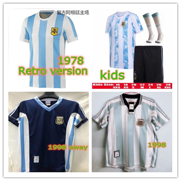 20 21 Argentina Classic retro soccer Jersey 2020/2021 Adult kit 1986 1978 1996 Argentina Retro 1998 RIQUELME 2006 1994 ORTEGA Football jersey, Retro version
20 21 Argentina Classic retro soccer Jersey 2020/2021 Adult kit 1986 1978 1996 Argentina Retro 1998 RIQUELME 2006 1994 ORTEGA Football jersey, Retro version