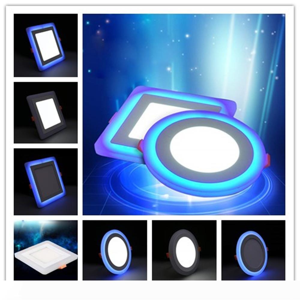 High Power Led Downlight 6W 9W 16W 3 Modes LED Panel Lights Round Acrylic Blue + Cool Warm White LED Recessed Light AC 85-265V
High Power Led Downlight 6W 9W 16W 3 Modes LED Panel Lights Round Acrylic Blue + Cool Warm White LED Recessed Light AC 85-265V