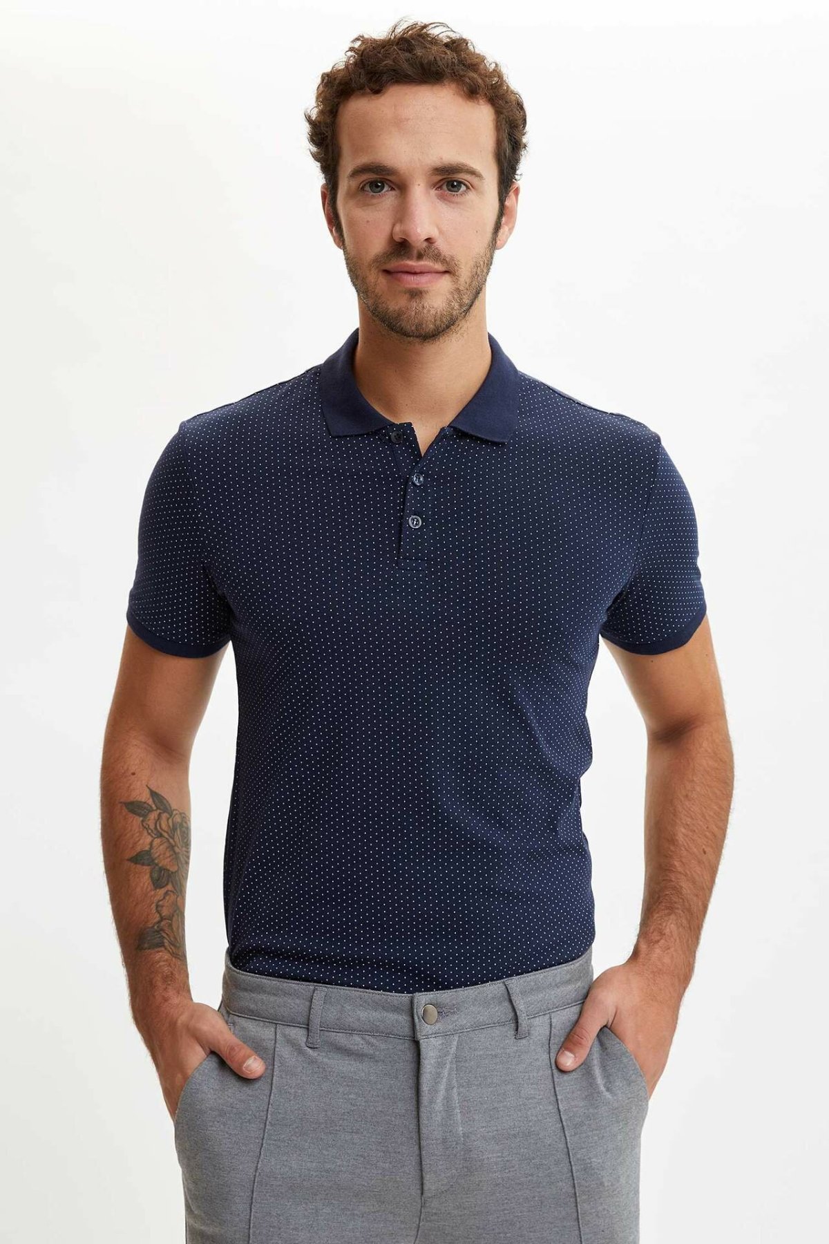 DeFacto Man's Summer Casual T-Shirt Men Solid Color Top Tees Men's Tshirts Men Black Blue Tops tshirt-N6296AZ20SM, Navy
DeFacto Man's Summer Casual T-Shirt Men Solid Color Top Tees Men's Tshirts Men Black Blue Tops tshirt-N6296AZ20SM, Navy