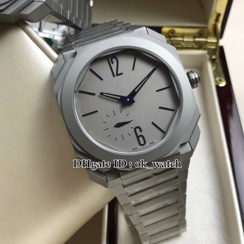 Best Version Octo Finissimo Titanium Case BGO40C14TTXTAUTO/L 102945 Automatic 28800 vph Mens Watch Gray Dial New Gents Business Watches, B2
Best Version Octo Finissimo Titanium Case BGO40C14TTXTAUTO/L 102945 Automatic 28800 vph Mens Watch Gray Dial New Gents Business Watches, B2