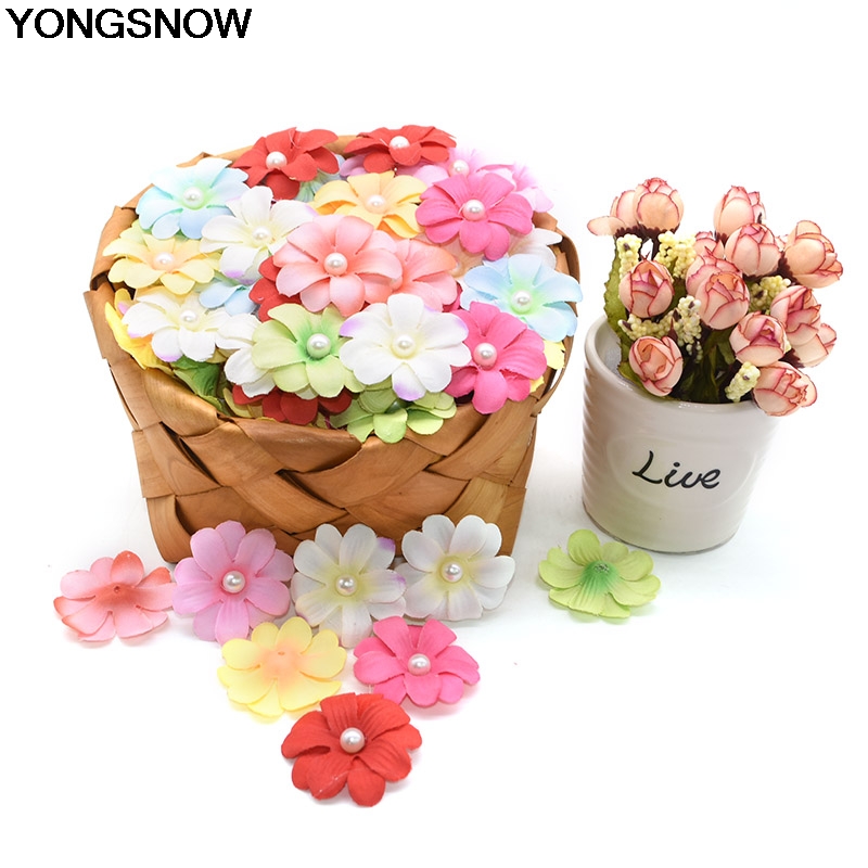 20/50pc 4.5cm Artificial Flower Head With Pearl Sewing Silk Flower DIY Wedding Dress Cloth Accessories DIY Wreath Craft Supplies, F07
20/50pc 4.5cm Artificial Flower Head With Pearl Sewing Silk Flower DIY Wedding Dress Cloth Accessories DIY Wreath Craft Supplies, F07