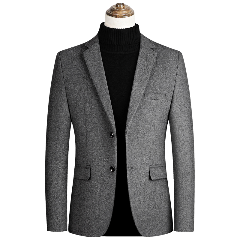 Wool Coat Men Winter Woolen suit collar Overcoat Male Long Sleeve Classic Blend Coat Casual Office Wear Plus Size Clothing Men, Black
Wool Coat Men Winter Woolen suit collar Overcoat Male Long Sleeve Classic Blend Coat Casual Office Wear Plus Size Clothing Men, Black