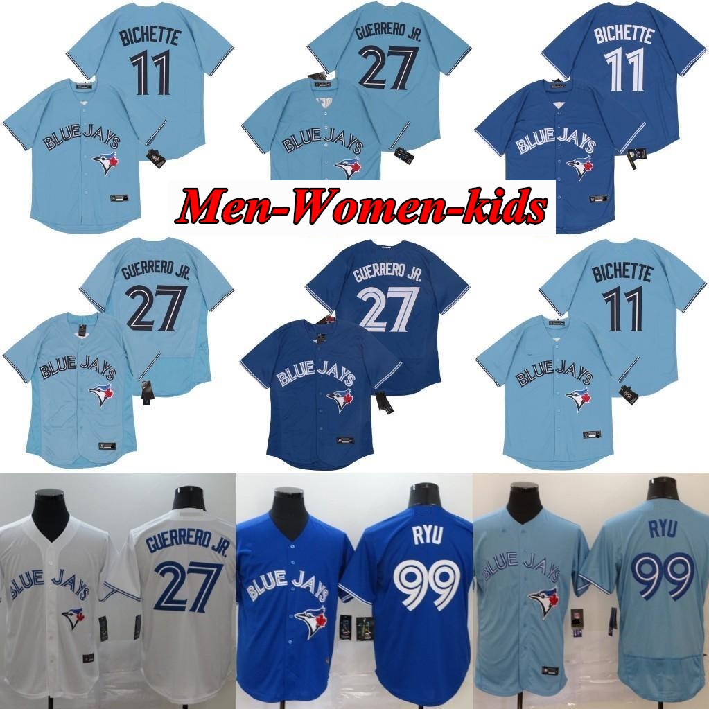 Bo Bichette Toronto 2020 Jersey Vladimir Guerrero Jr. Hyun-Jin Ryu Men Women kids youth Baseball jersey, As shown in illustration
Bo Bichette Toronto 2020 Jersey Vladimir Guerrero Jr. Hyun-Jin Ryu Men Women kids youth Baseball jersey, As shown in illustration