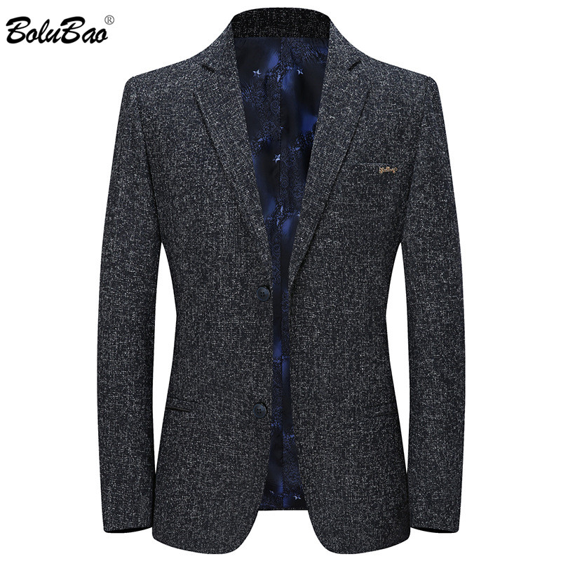 BOLUBAO Men Fashion Blazer Brand New Lined Solid Color Men's Slim Suit High Quality Lattice Tuxedo Blazers Male, Dark gray
BOLUBAO Men Fashion Blazer Brand New Lined Solid Color Men's Slim Suit High Quality Lattice Tuxedo Blazers Male, Dark gray