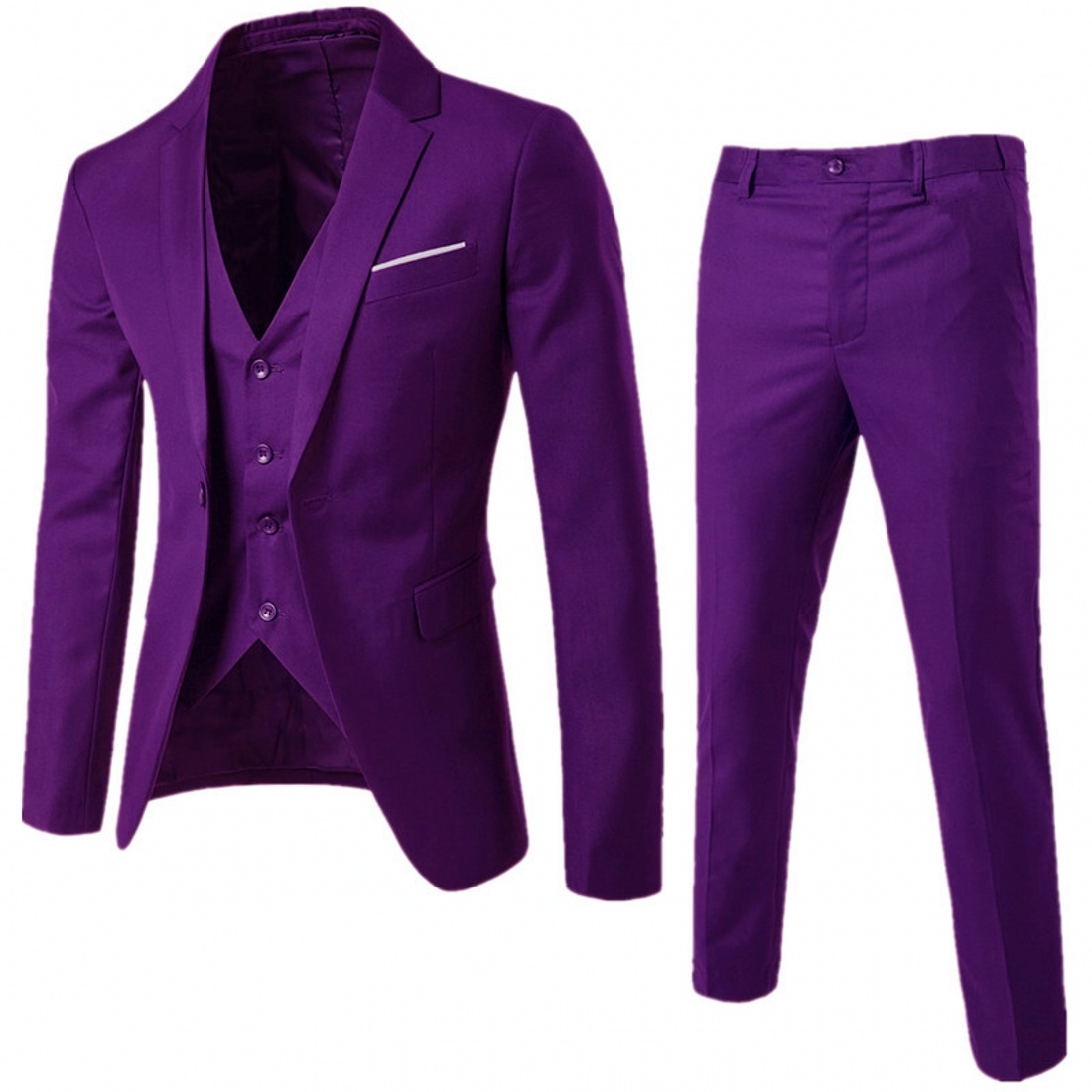 (Blazer+Pant+Vest) 3Pcs/Set Black Suits Slim Wedding Set Classic Blazers Male Formal Business Dress Suit Male Terno Masculino