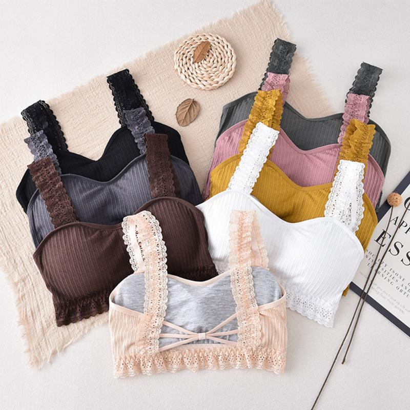 New Sexy Lace Bralette Soft Crop Top Wireless backless Bras For Women Padded Underwear Female Lingerie Sexy Tops Bra Brassiere, Black
New Sexy Lace Bralette Soft Crop Top Wireless backless Bras For Women Padded Underwear Female Lingerie Sexy Tops Bra Brassiere, Black