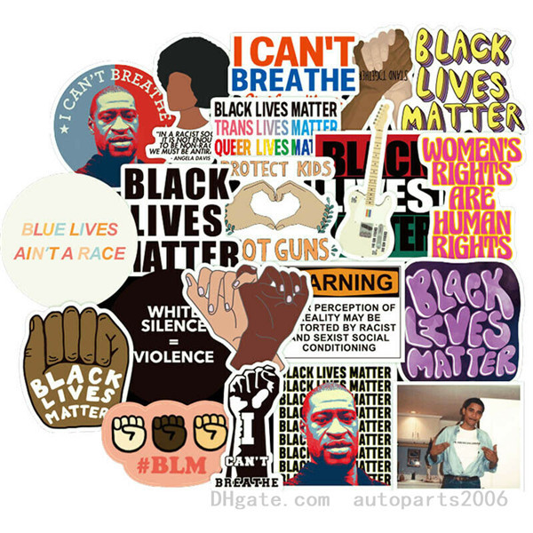 50pcs/Lot Wholesale Black Lives Matter Stickers Decals Vinyl Waterproof No-duplicate Sticker For Laptop Skateboard Bottle Car Decal, Multi-color
50pcs/Lot Wholesale Black Lives Matter Stickers Decals Vinyl Waterproof No-duplicate Sticker For Laptop Skateboard Bottle Car Decal, Multi-color