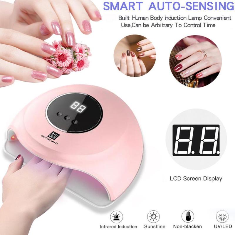 36W LED Nail Lamp Nail Dryer Dual hands Dryer 12 PCS LED UV Lamp For Curing UV Gel Polish Art Machine Pink White, 54w
36W LED Nail Lamp Nail Dryer Dual hands Dryer 12 PCS LED UV Lamp For Curing UV Gel Polish Art Machine Pink White, 54w