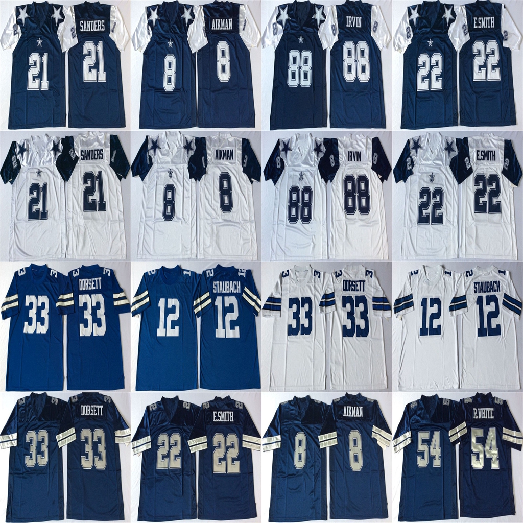 54 Randy White Jersey 88 Michael Irvin Troy Aikman Roger Staubach Deion Sanders Blue High Quality NCAA Retro Football Jerseys Stitched Mens, Blue #22(1)
54 Randy White Jersey 88 Michael Irvin Troy Aikman Roger Staubach Deion Sanders Blue High Quality NCAA Retro Football Jerseys Stitched Mens, Blue #22(1)