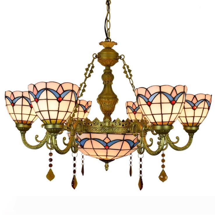 European Style Chandelier Lamps Creative Tiffany Color Glass Light Fixture For Bedroom Living Dinning Room Hanging Lamp
European Style Chandelier Lamps Creative Tiffany Color Glass Light Fixture For Bedroom Living Dinning Room Hanging Lamp
